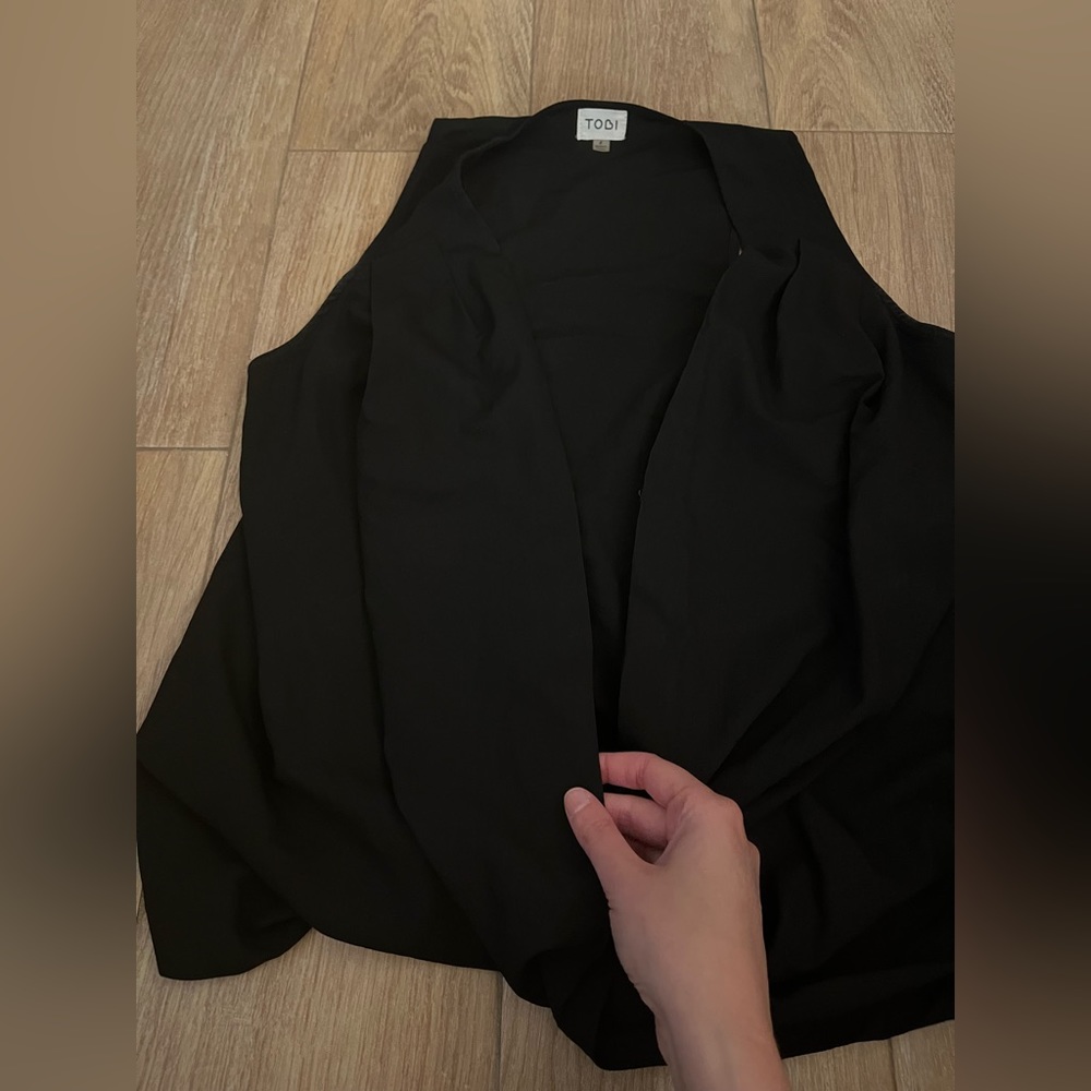 Vintage Deep v cut top Y2k 2000s